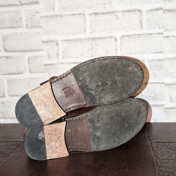 FRYE Tyler Engineer Leather Boots Womens Size 6.5 - Picture 9 of 12